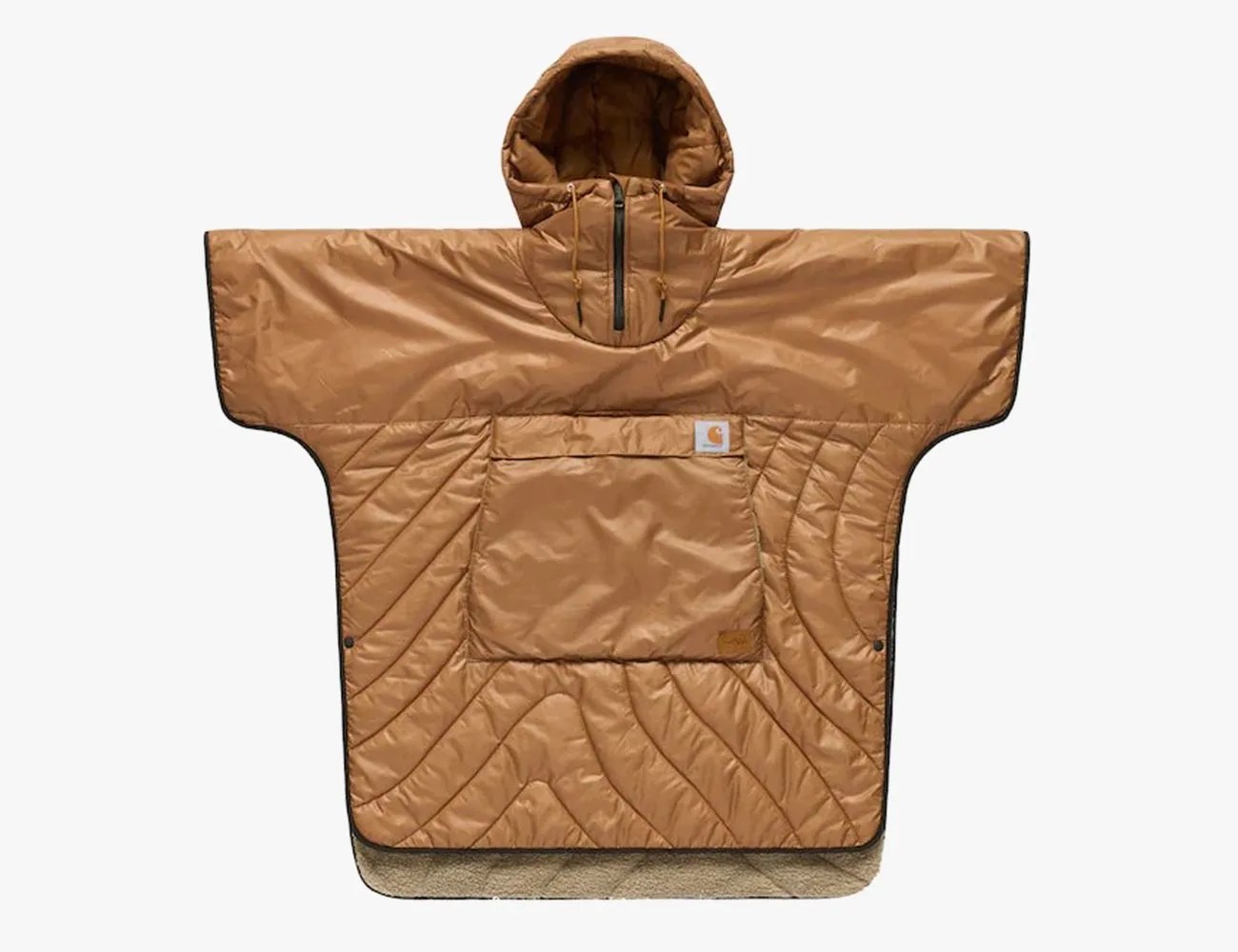 rumpl x carhartt original puffy sherpa poncho