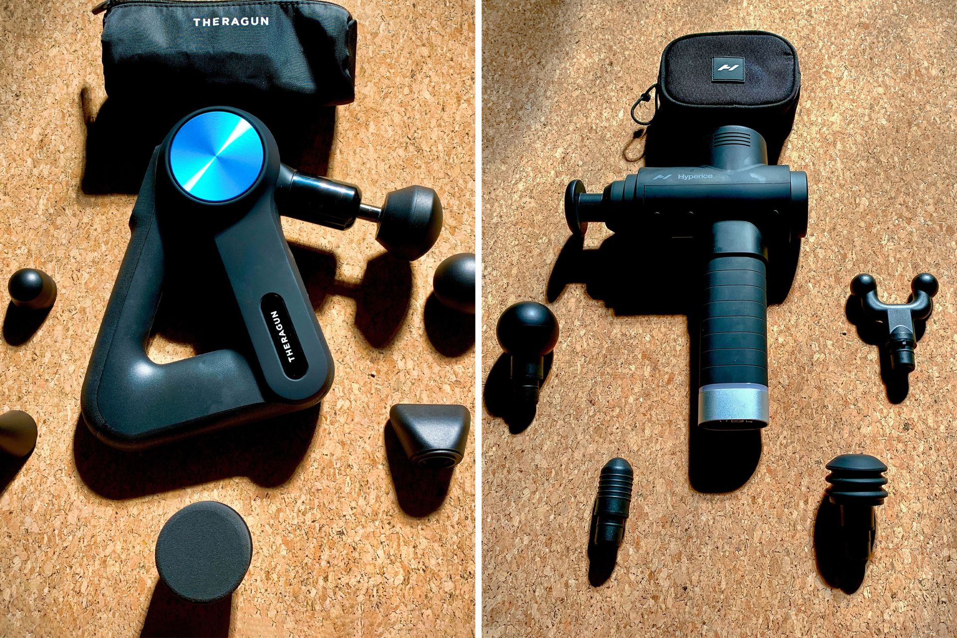 recovery tools on an exercise mat