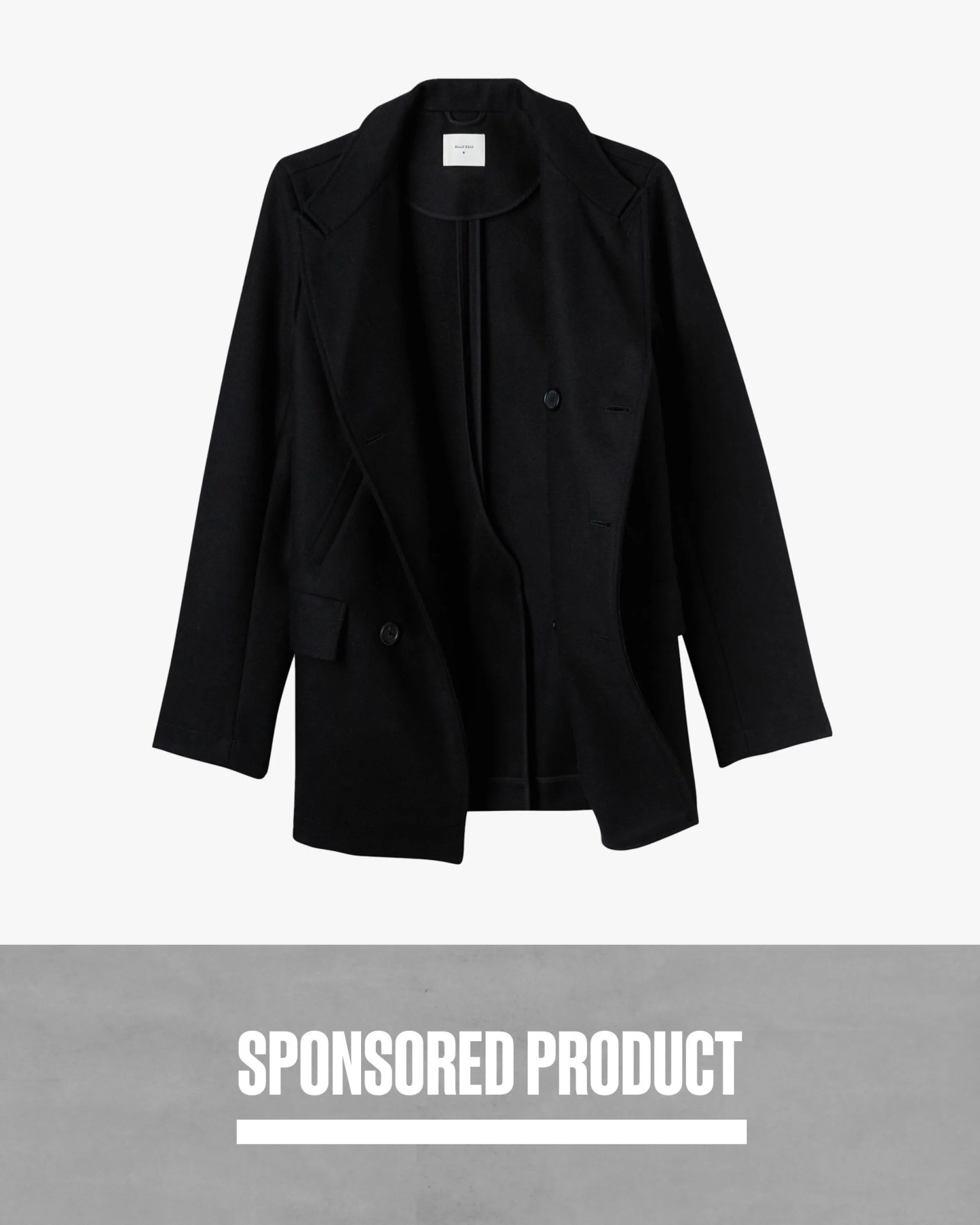 sponsored product billy reid bond peacoat