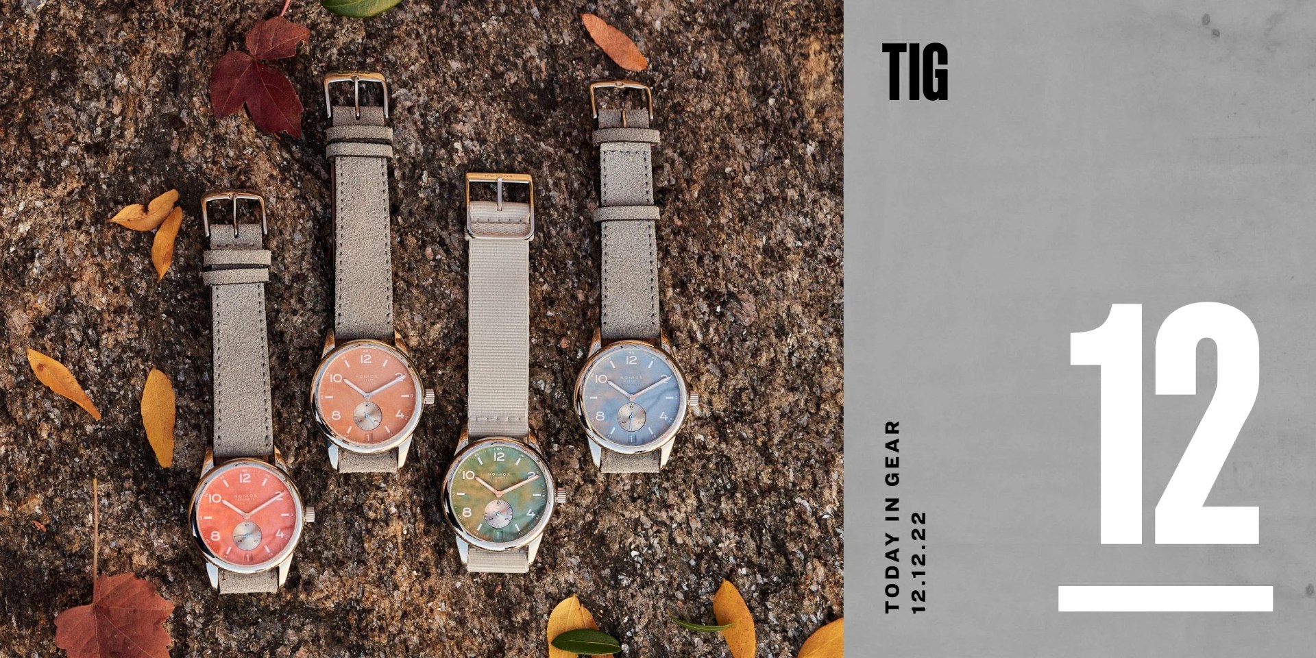 today in gear december 12 2022 nomos club date limited edition collection for hodinkee