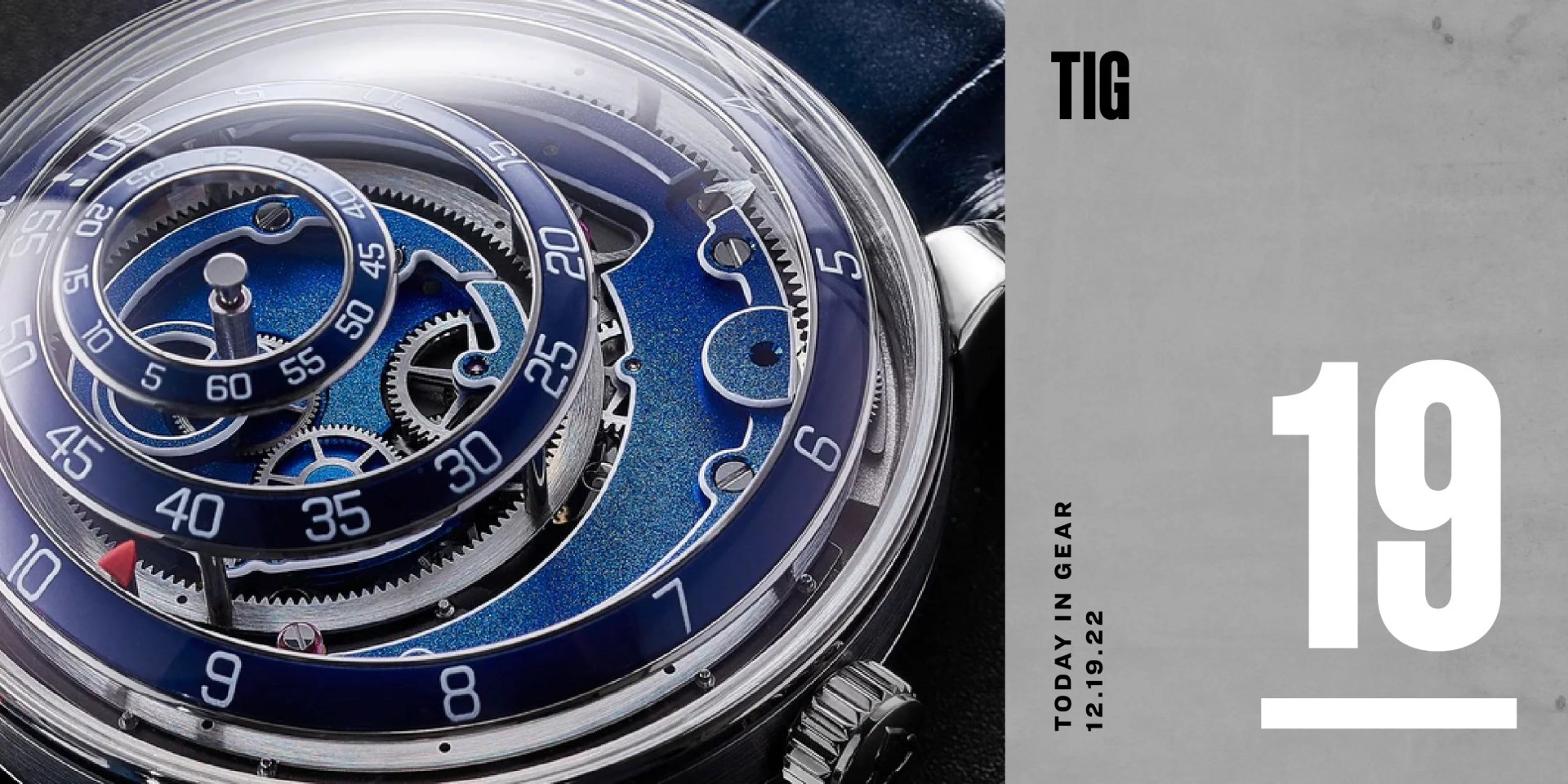 today in gear december 19 2022 grail watch 3 trilobe une folle soirÉe wild night
