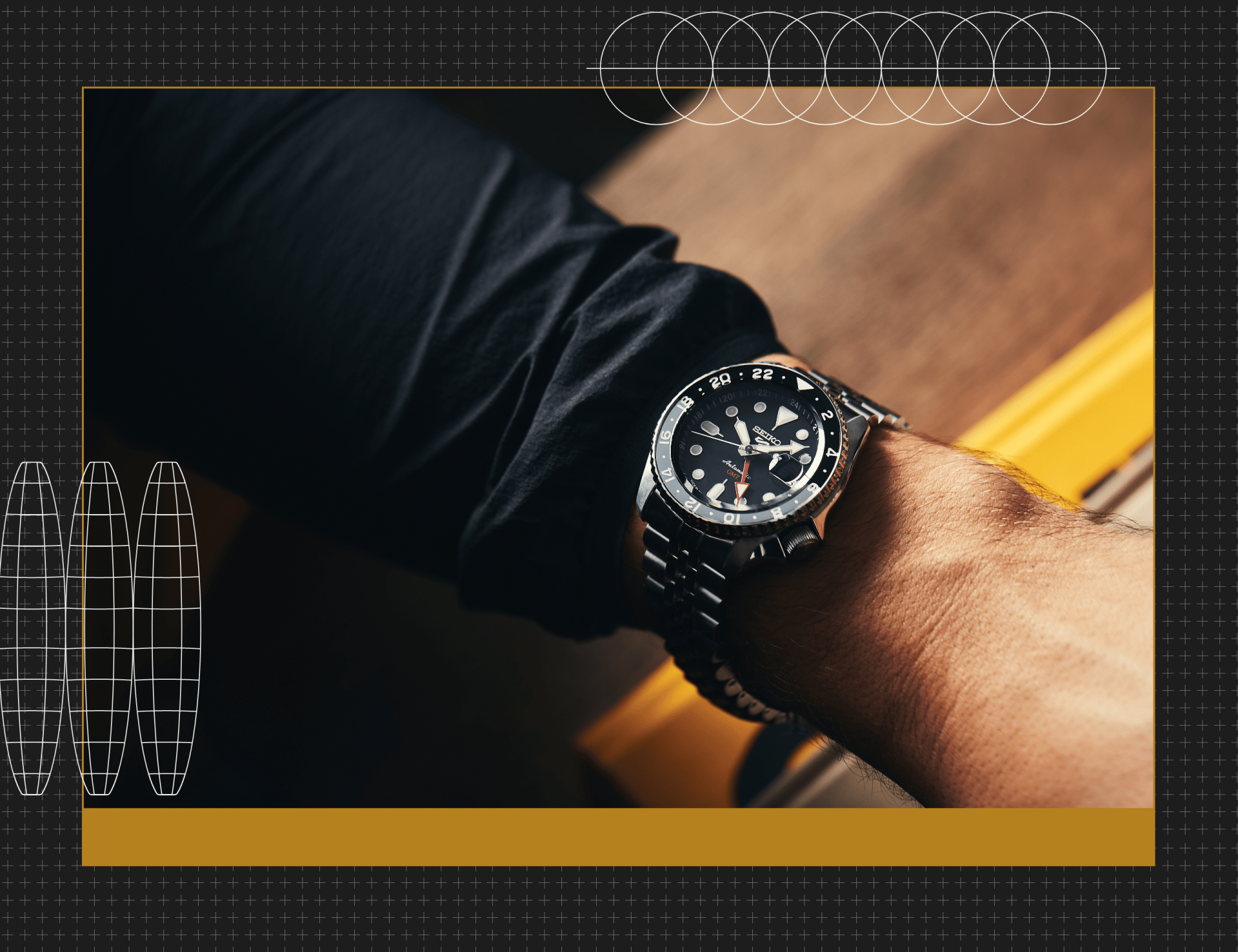 seiko 5 sports skx sports style gmt