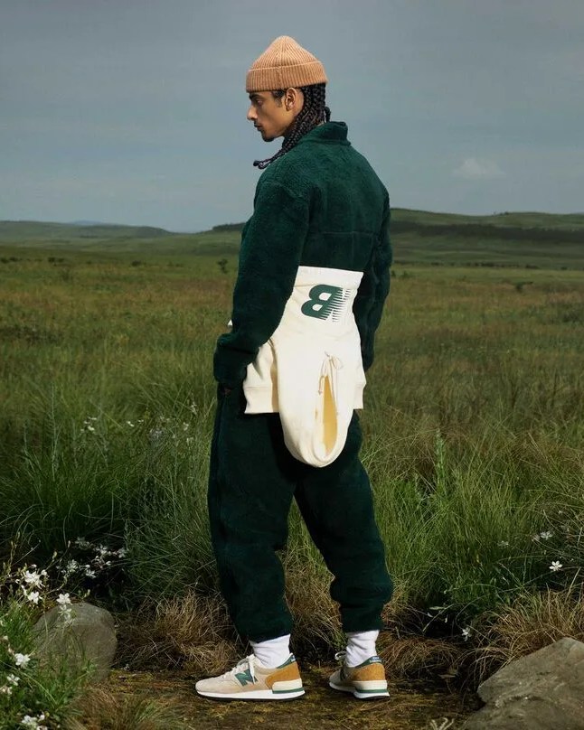 man wearing new balance made in usa 990 sneaker