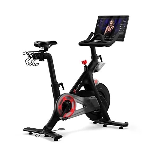 original peloton bike  indoor stationary exercise bike with immersive 22" hd touchscreen