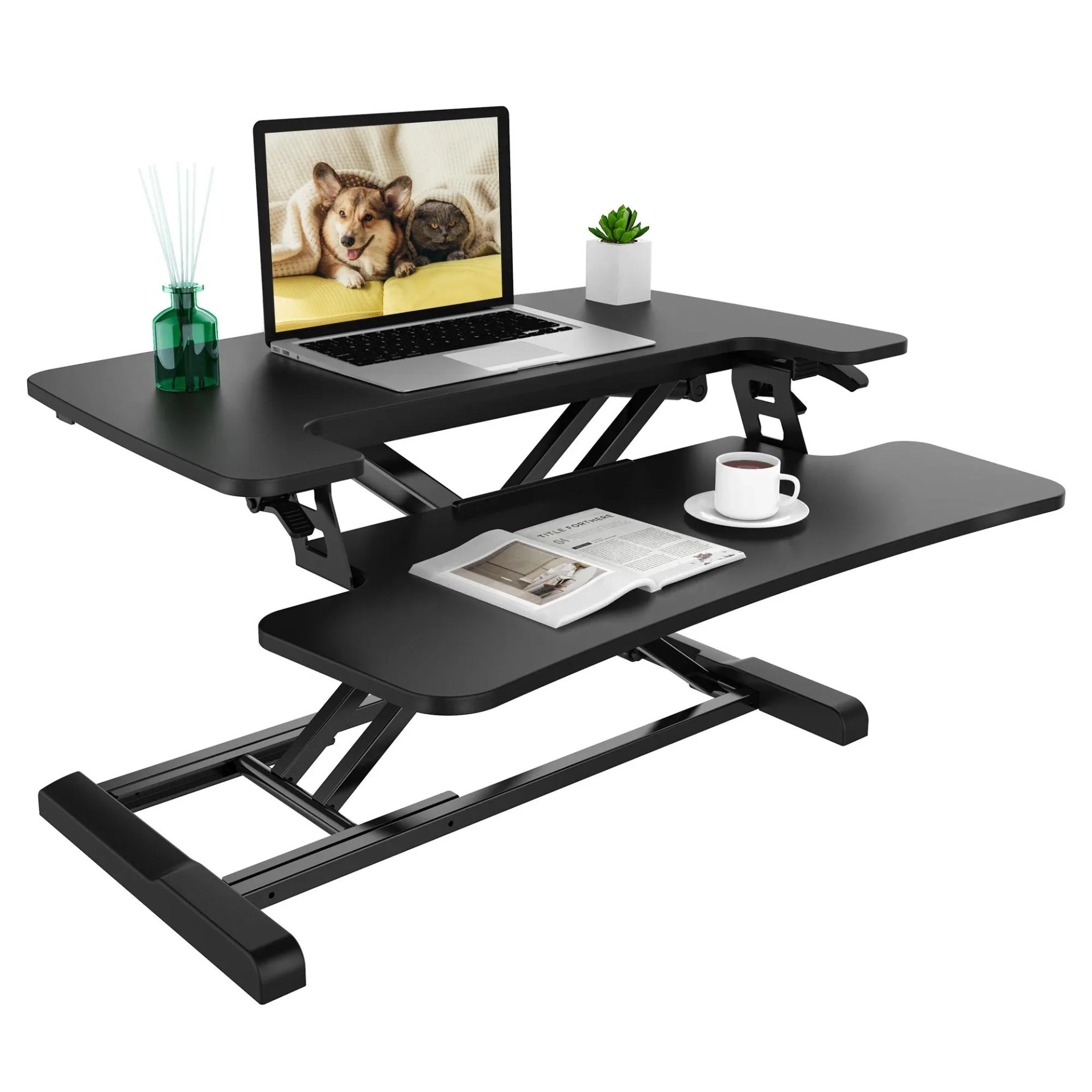 AlcoveRiser Standing Desk Converters M7