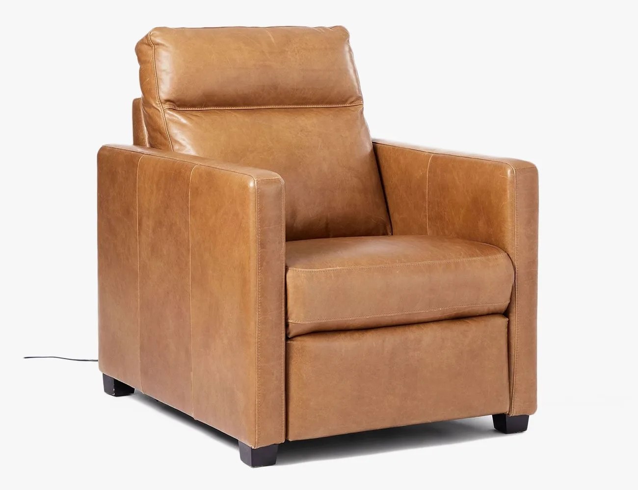West Elm Harris Leather Power Recliner