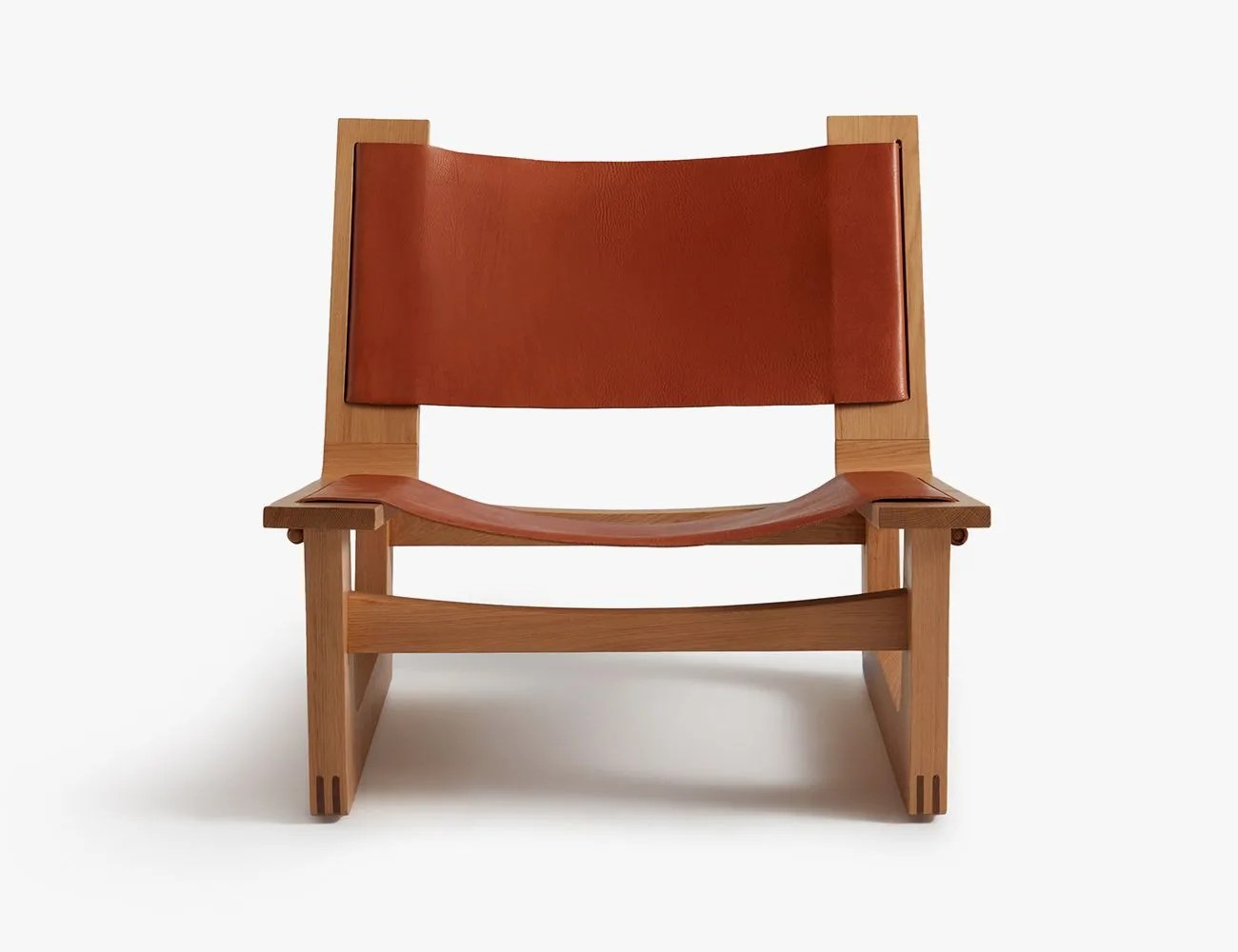 parachute leather sling chair