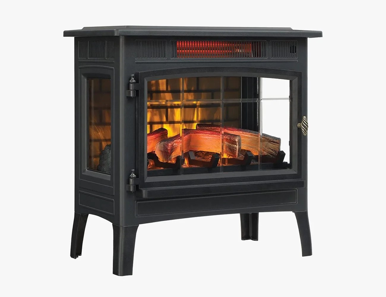 duraflame electric infrared quartz fireplace stove