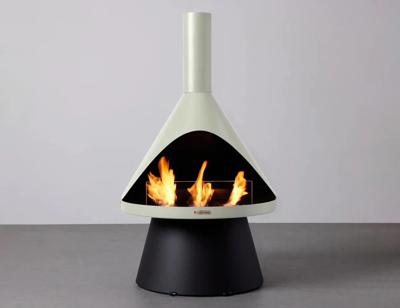 terraflame lloyd modern gel fuel fireplace