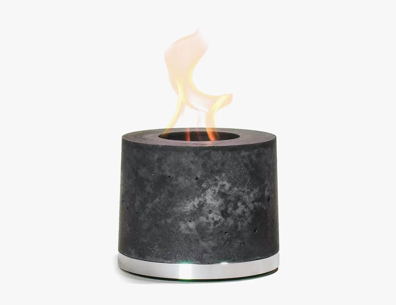 flikr personal concrete fireplace