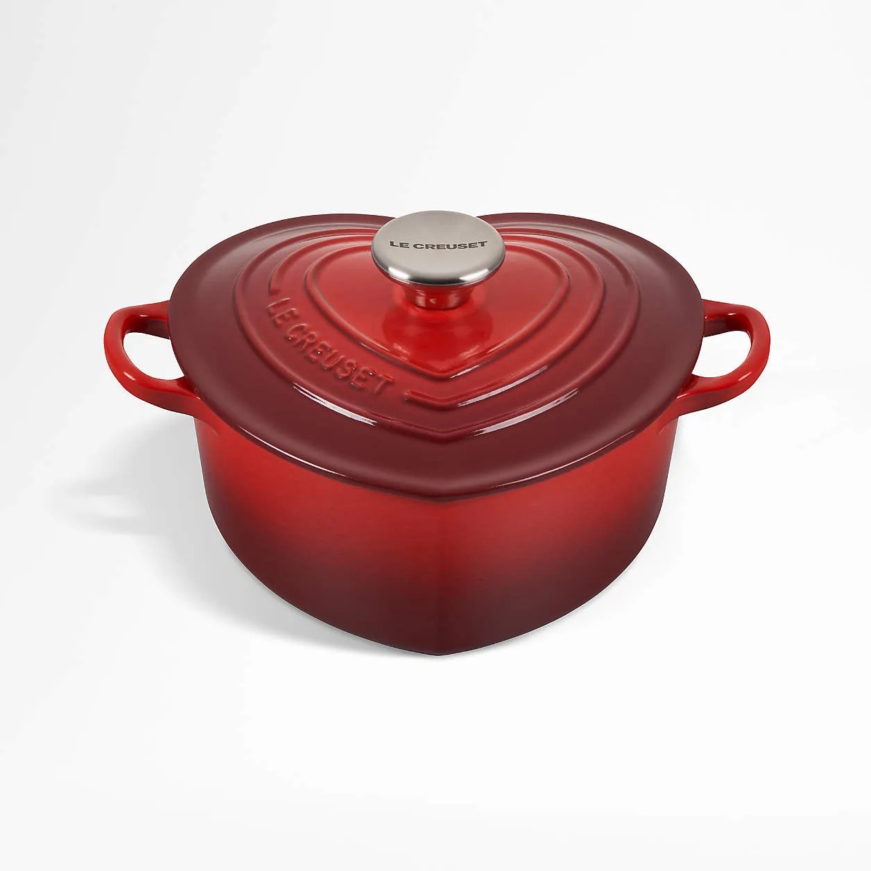 Le Creuset ® 2.25-Qt. Cerise Red Enameled Cast Iron Heart Dutch Oven