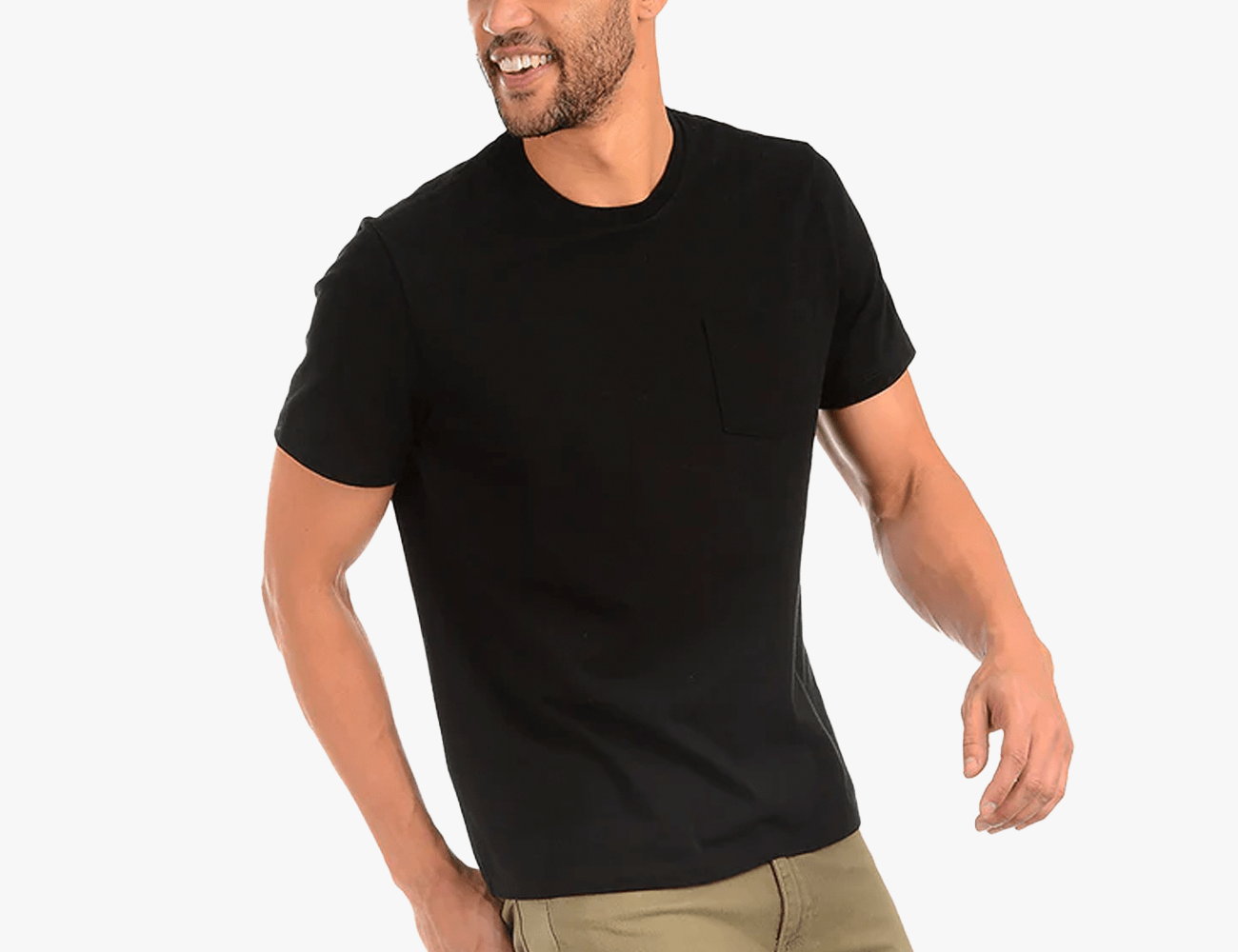 mott and  bow heavyweight pocket carlton tee