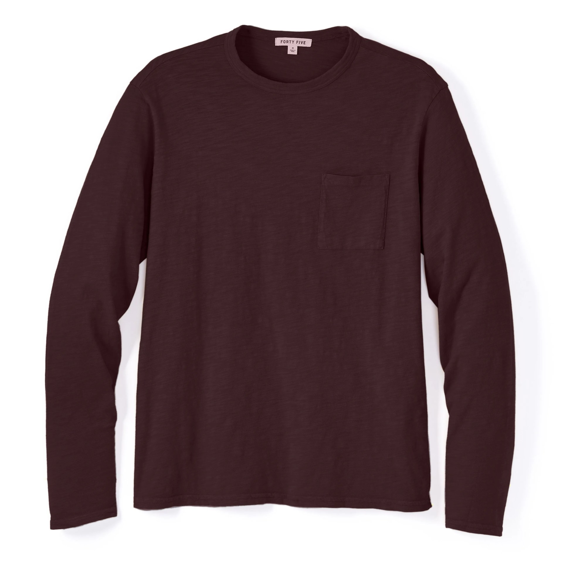 Long Sleeve Slub Pocket Tee
