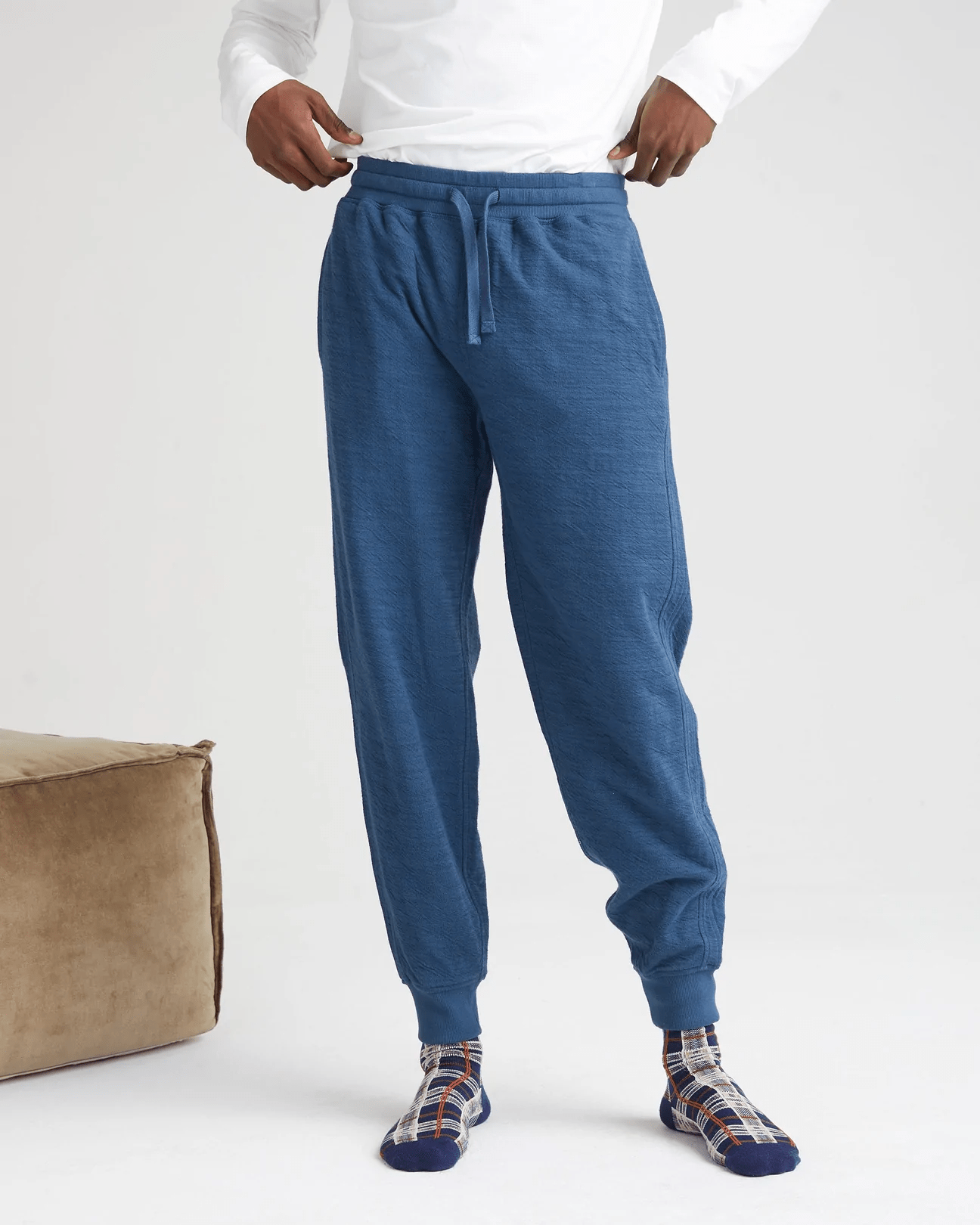 Men's Thermal Slub Cotton Lounge Pant