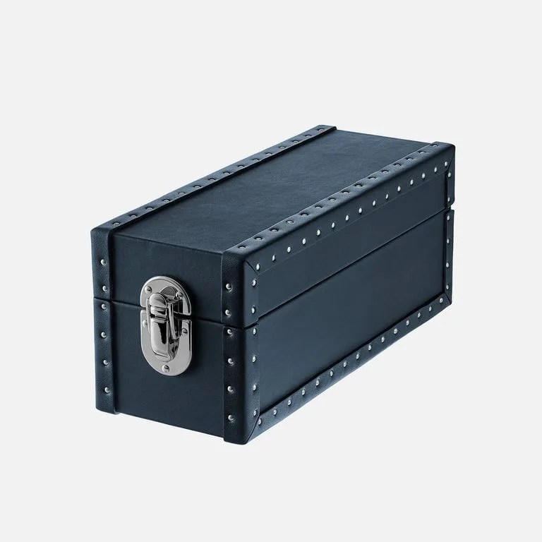 rapport london kensington two watch box in blue
