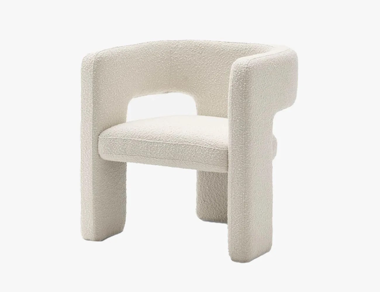 castlery paloma bouclé armchair