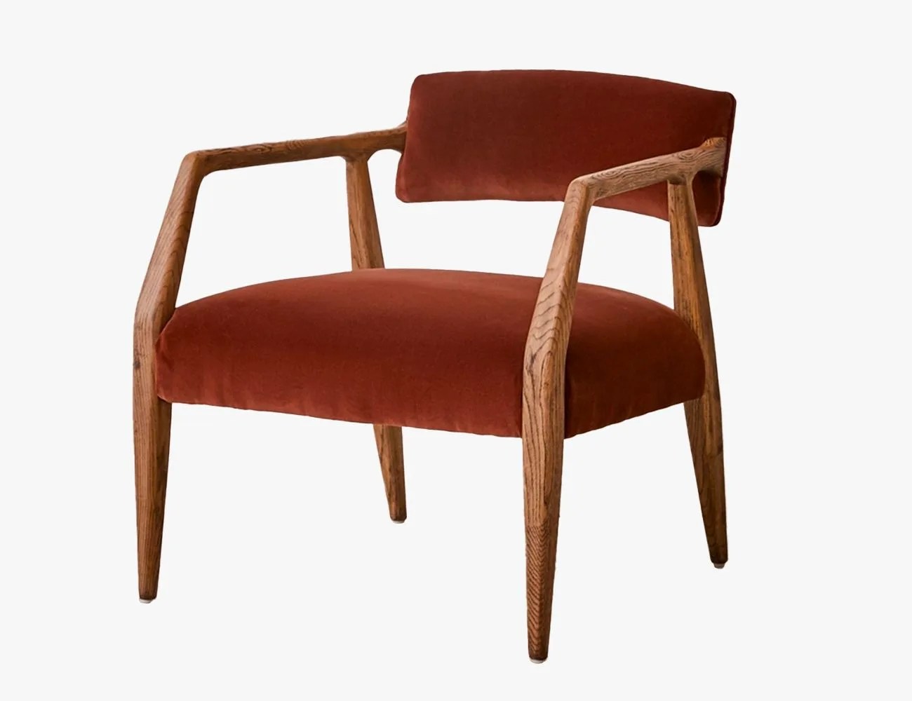 urban outfitters edith velvet arm chair