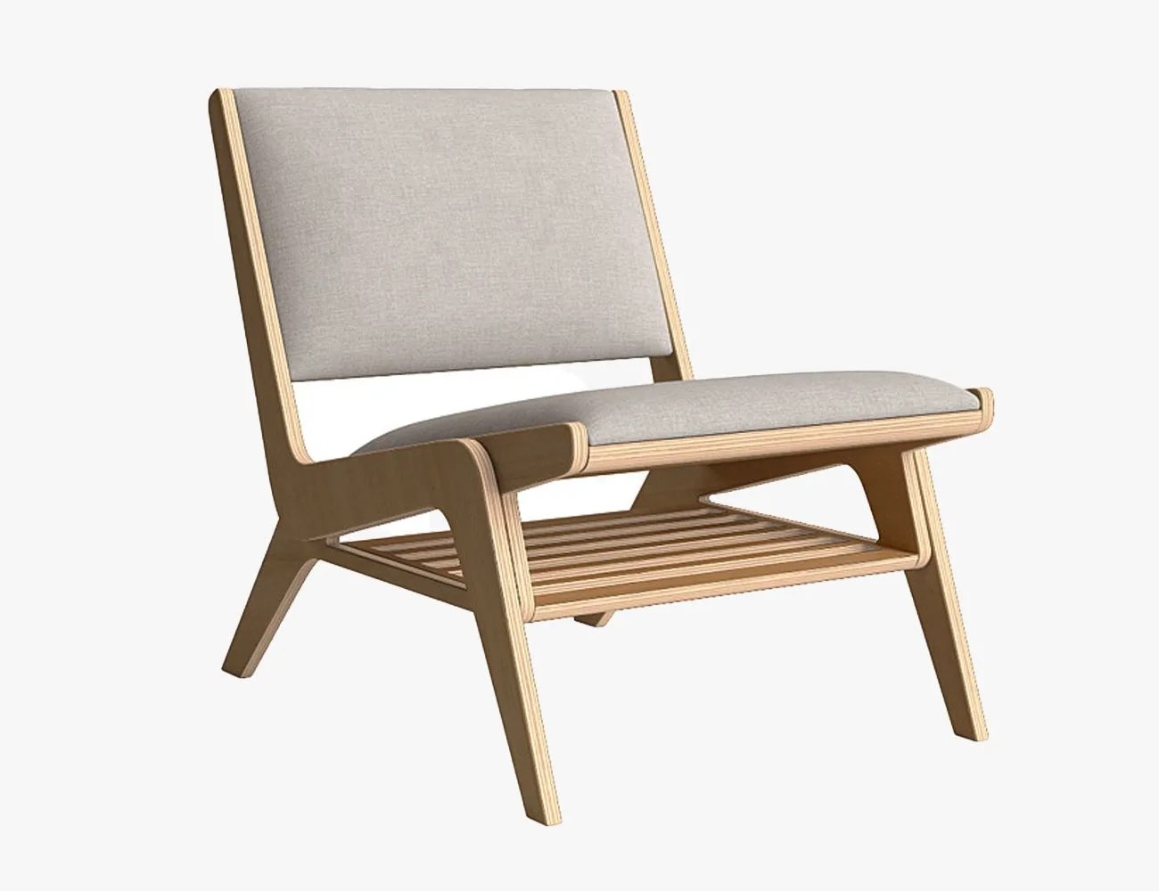 inside weather latte edgar lounge chair