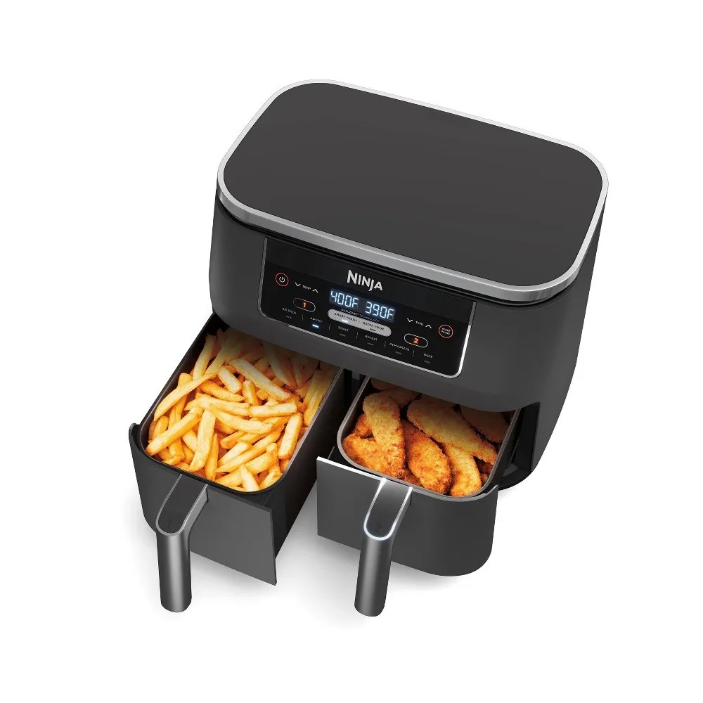 Ninja Foodi 8qt Original Dualzone 2 Basket Air Fryer with 6 functions