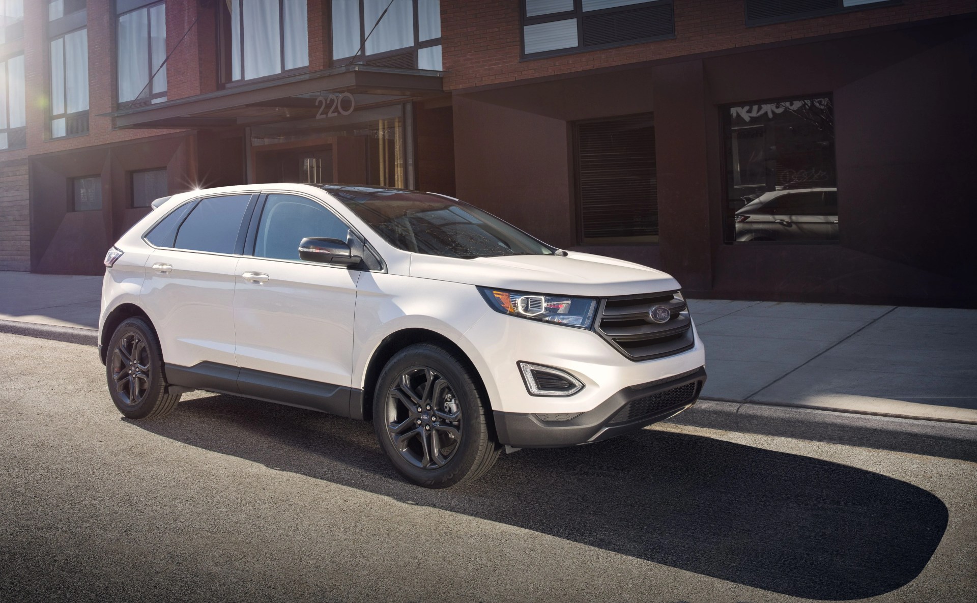 ford edge parked on an urban street