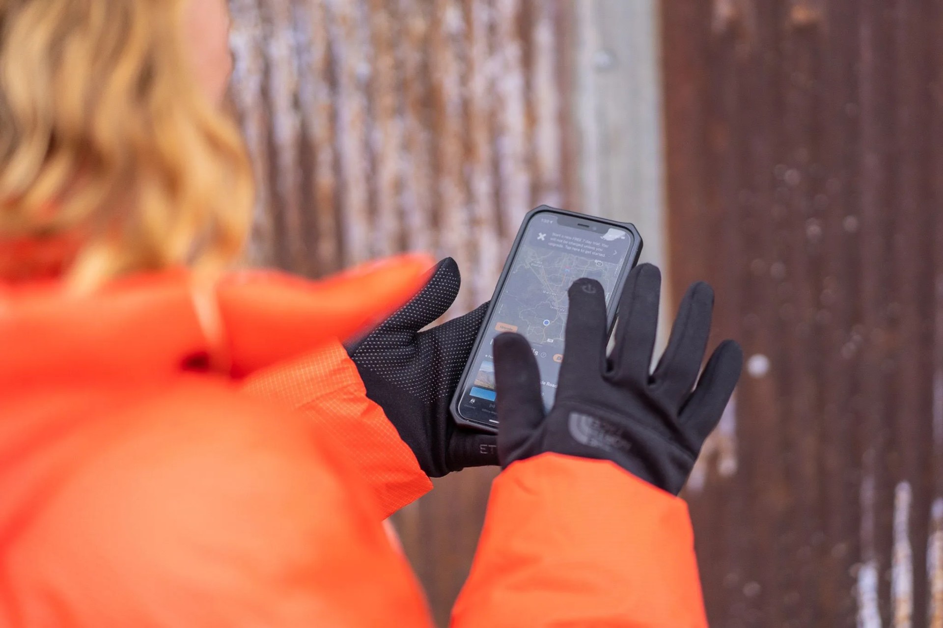 touchscreen compatible gloves the north face etip