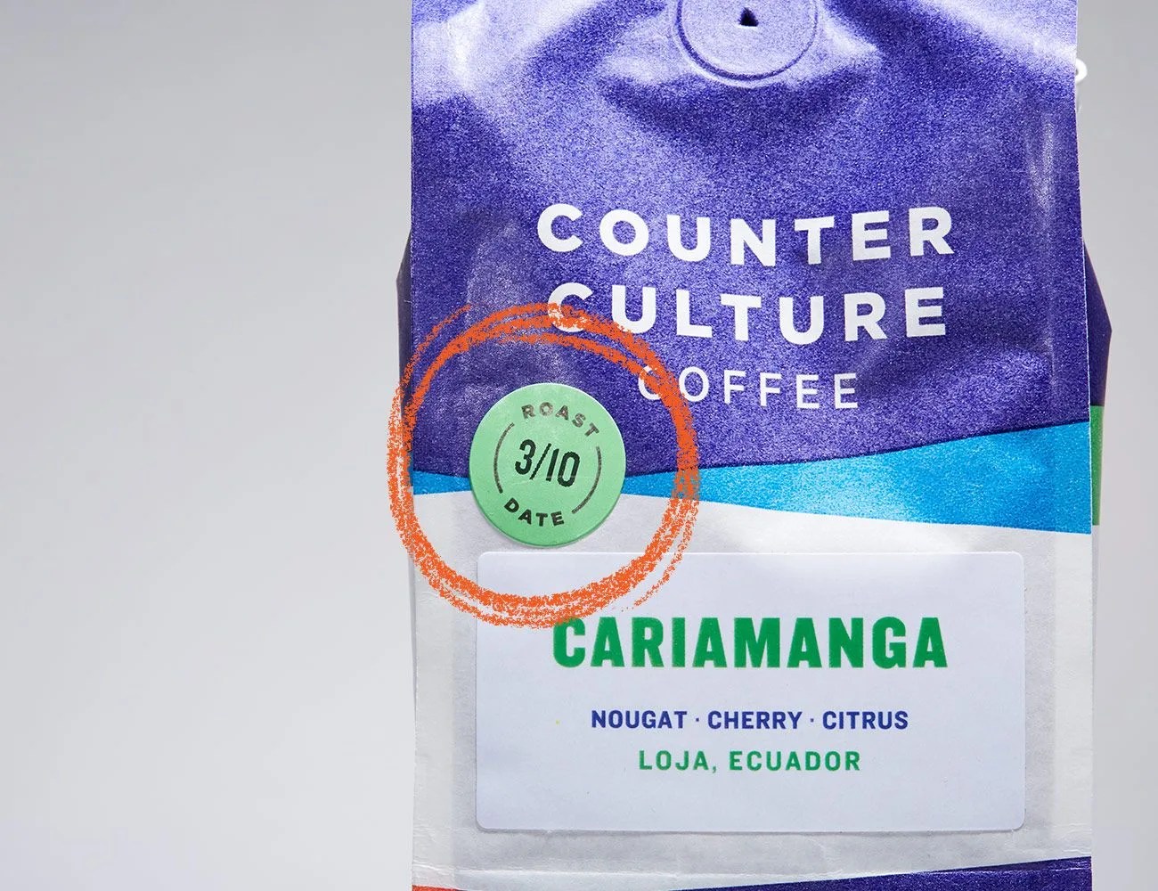 bag of coffee beans