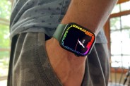 apple watch worn on wrist