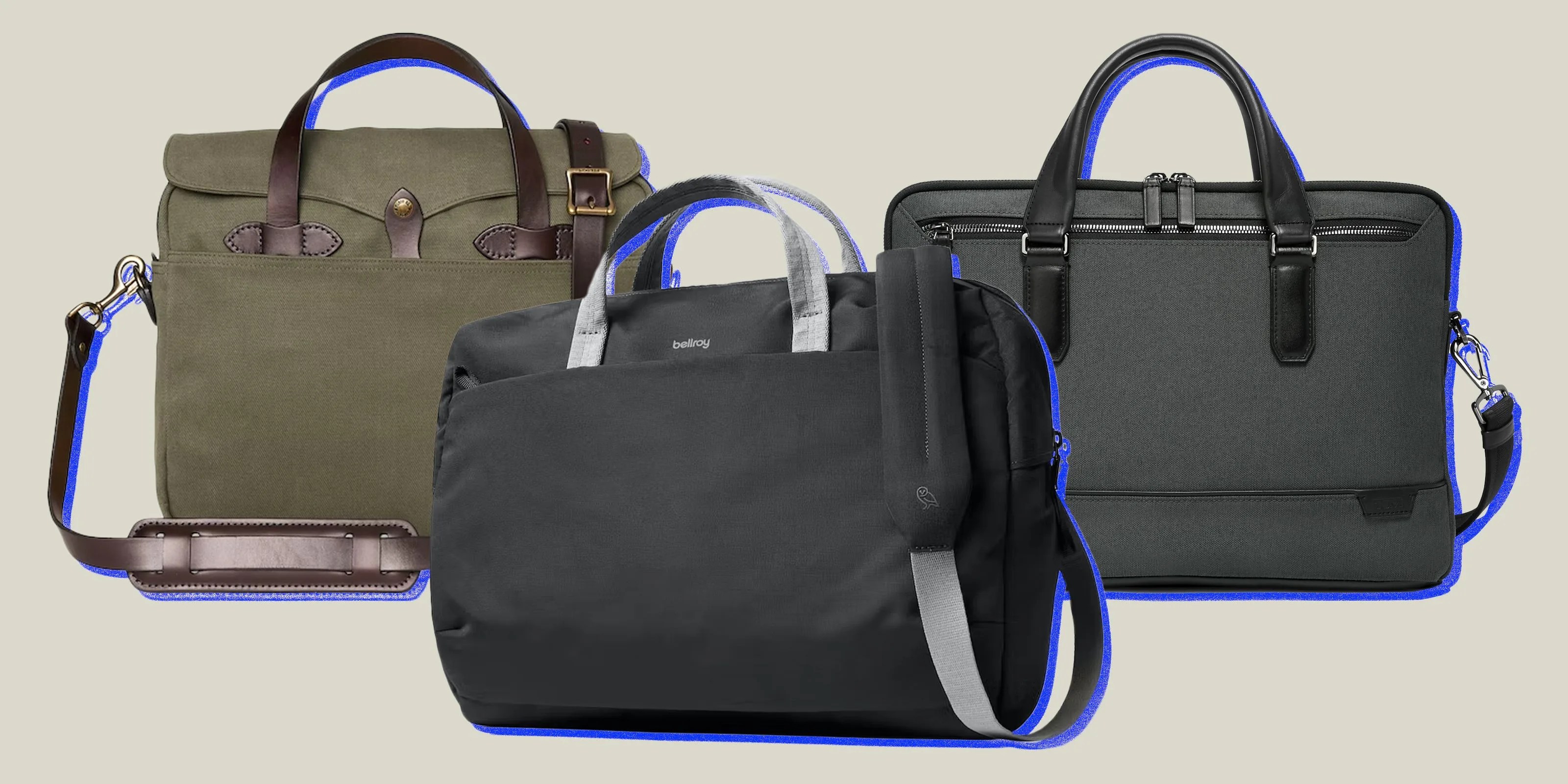 three laptop bags for men