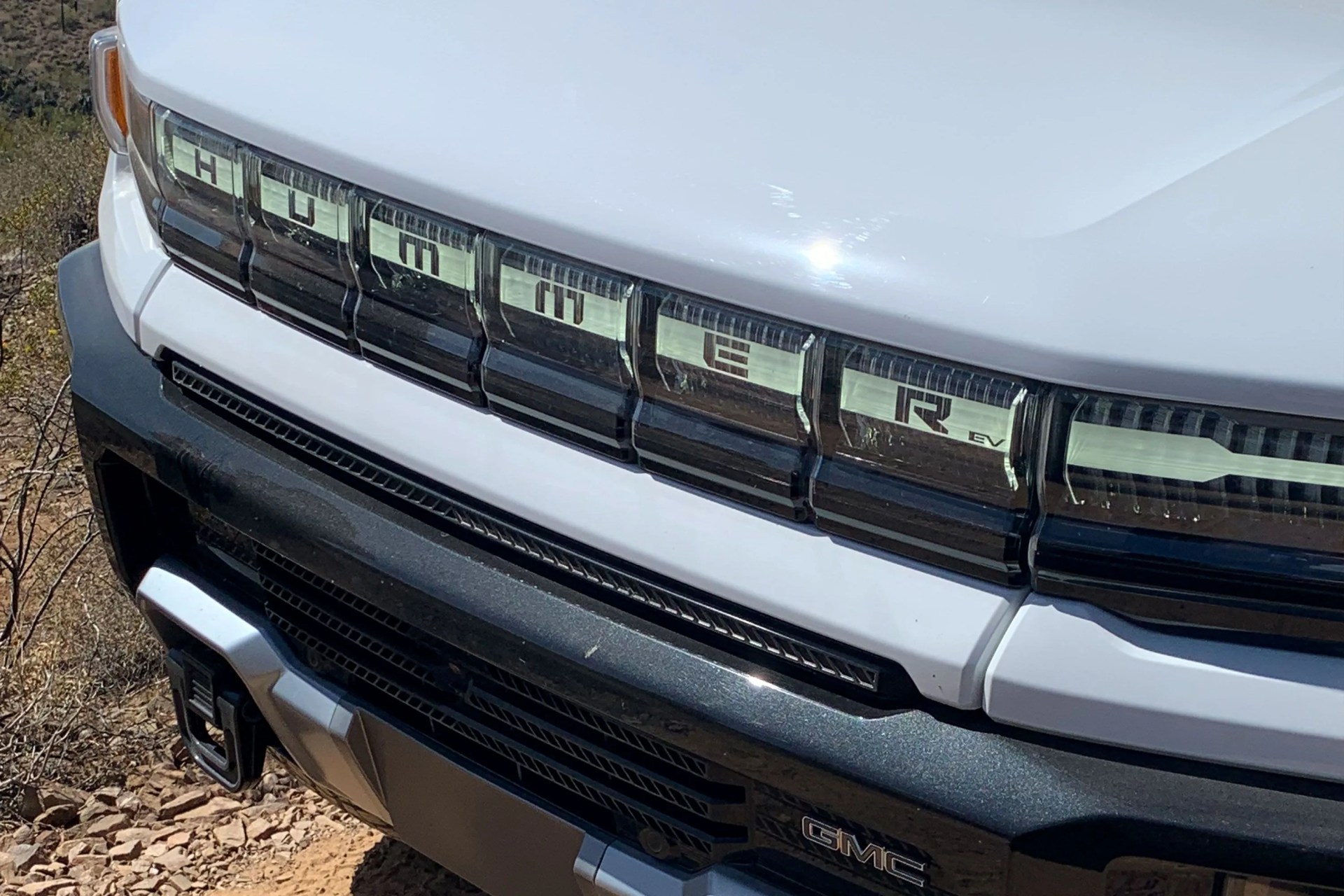 hummer ev sut front bumper