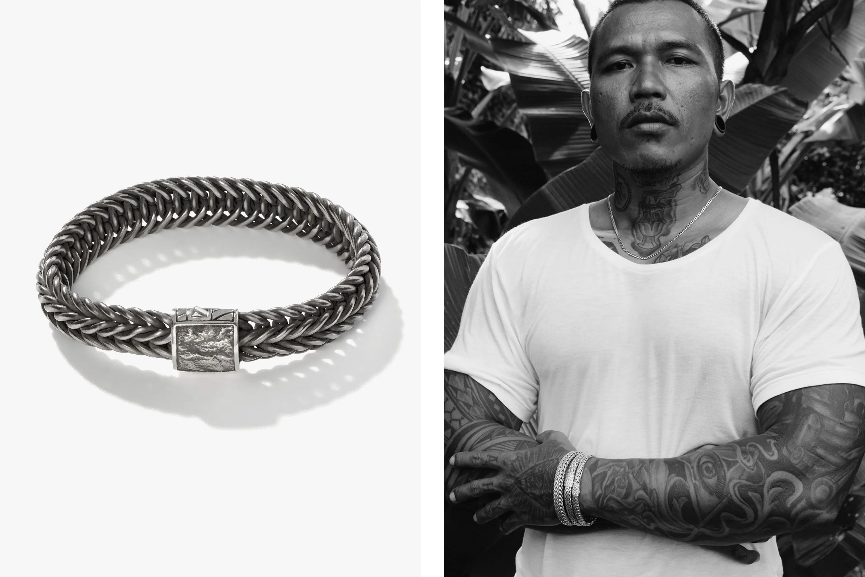 john hardy kami chain reticulated bracelet