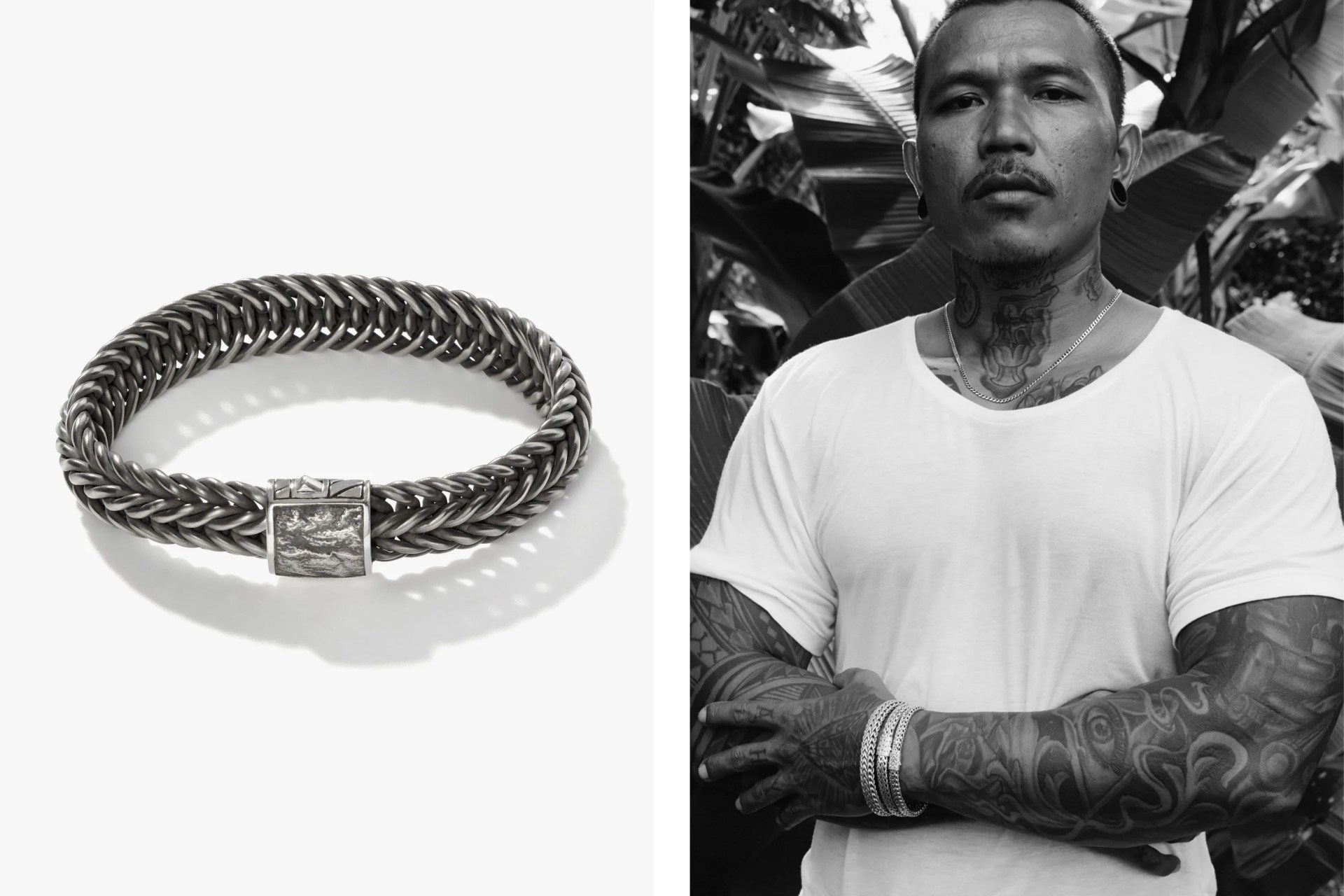 john hardy kami chain reticulated bracelet