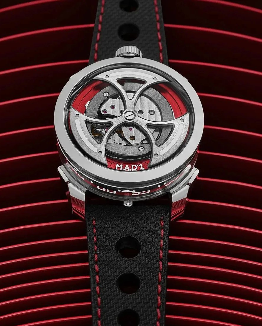 mad1 red raffle watch