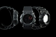 gshock watch with negative lcd screen