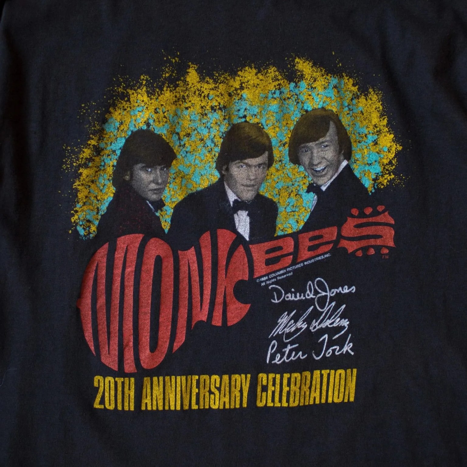 monkees vintage band tshirt