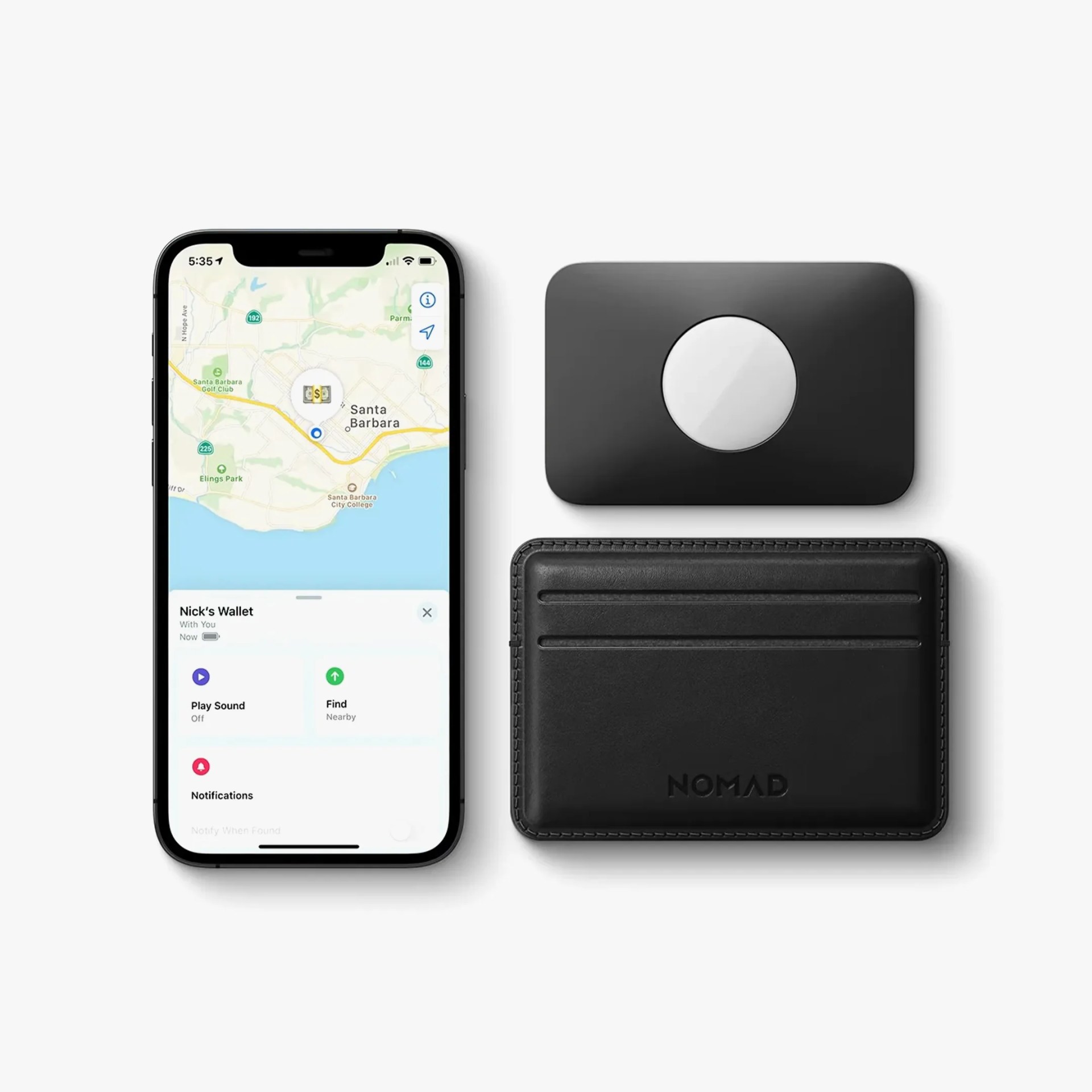 cardholder with airtag