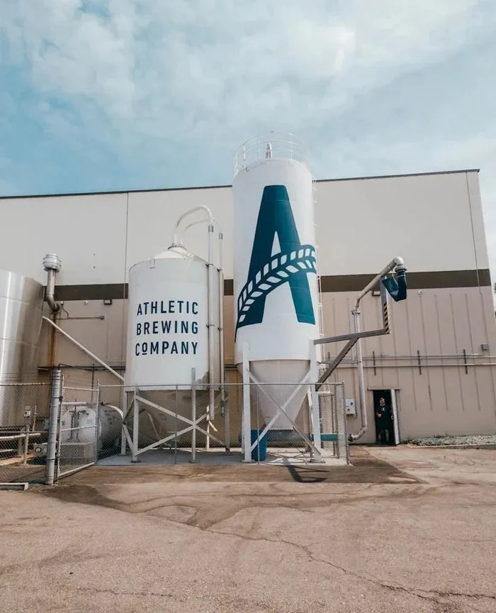 outside of athletic brewing brewery