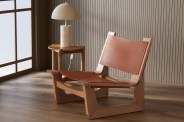 parachute leather sling chair