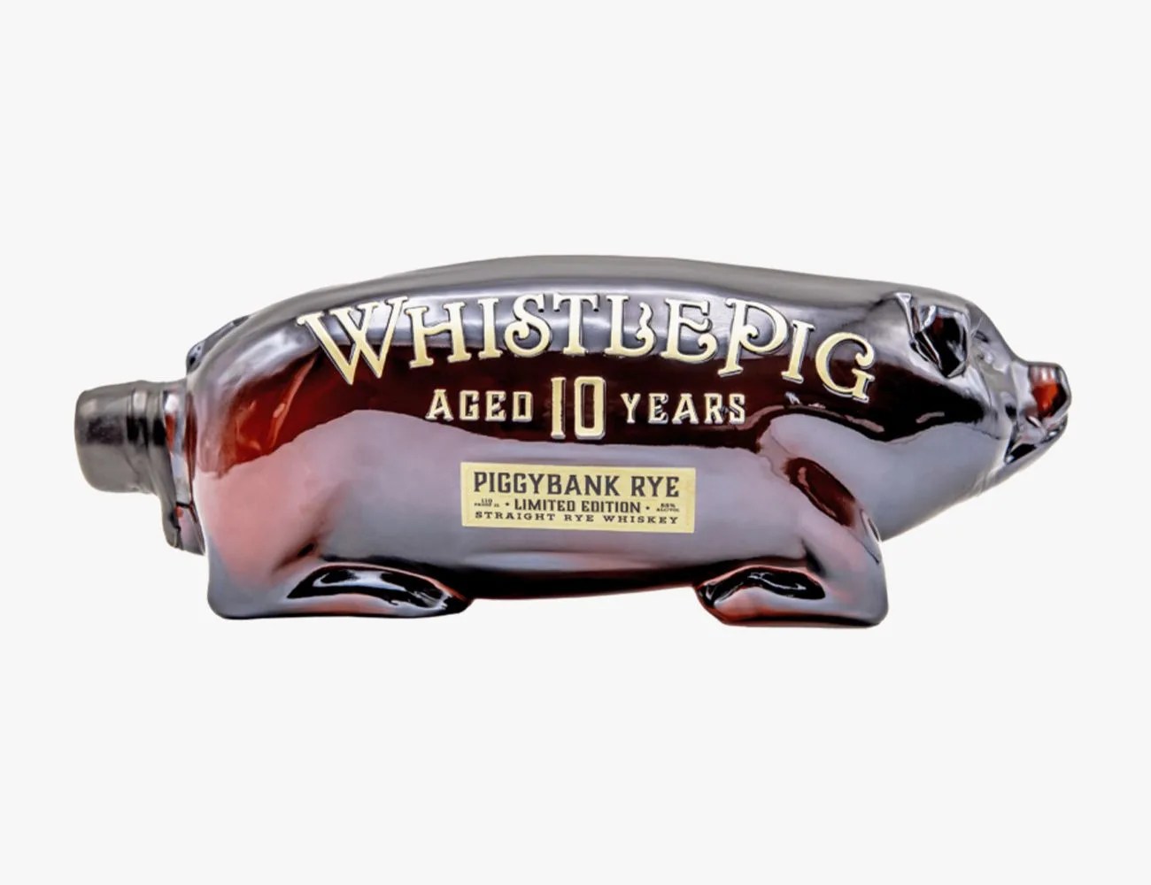 piggy bank whiskey bottle