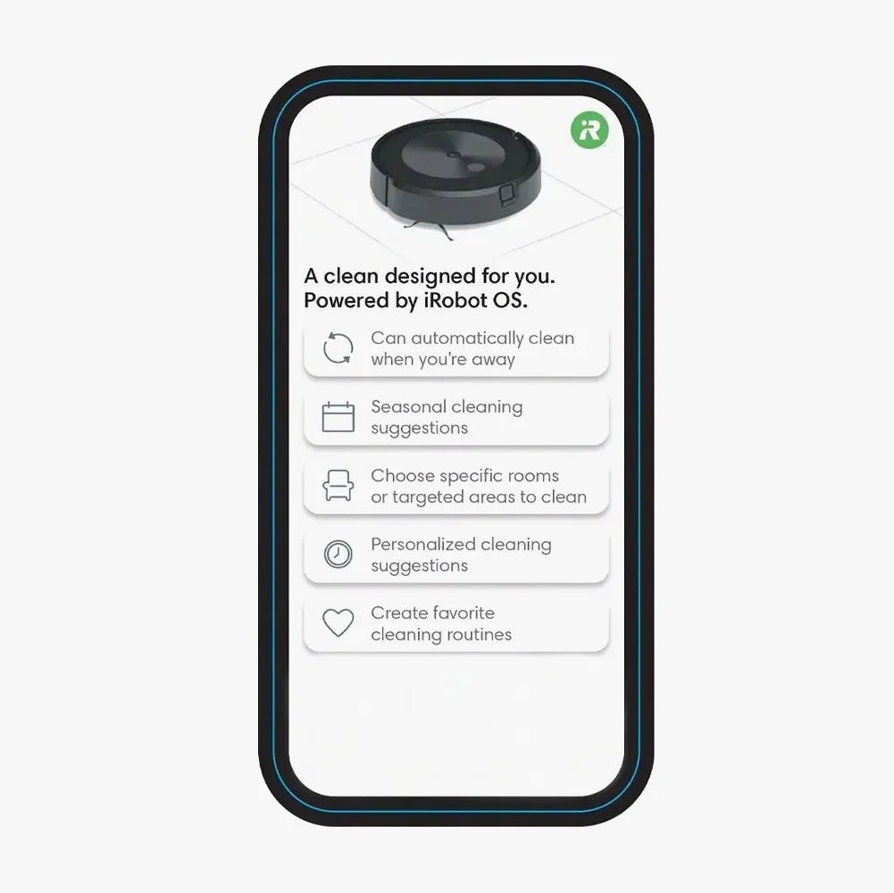 irobot app on an iphone