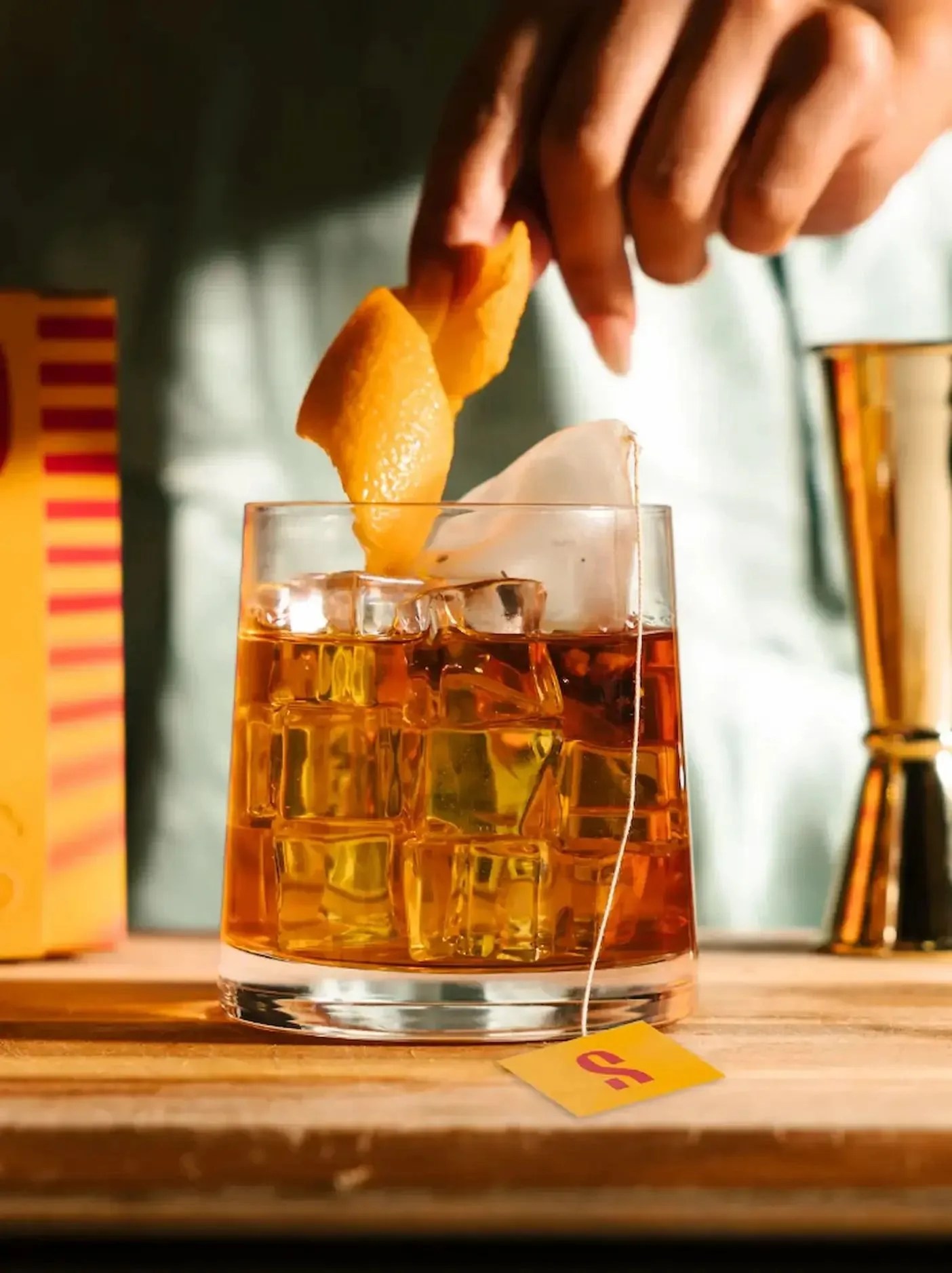sayso old fashioned on a table