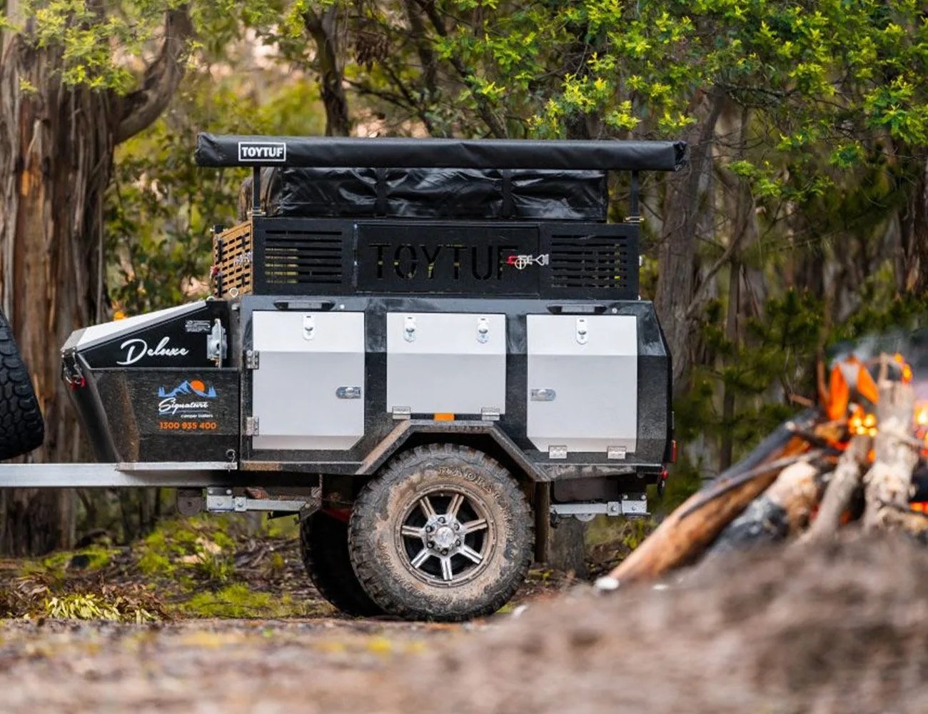 signature deluxe ii camping trailer