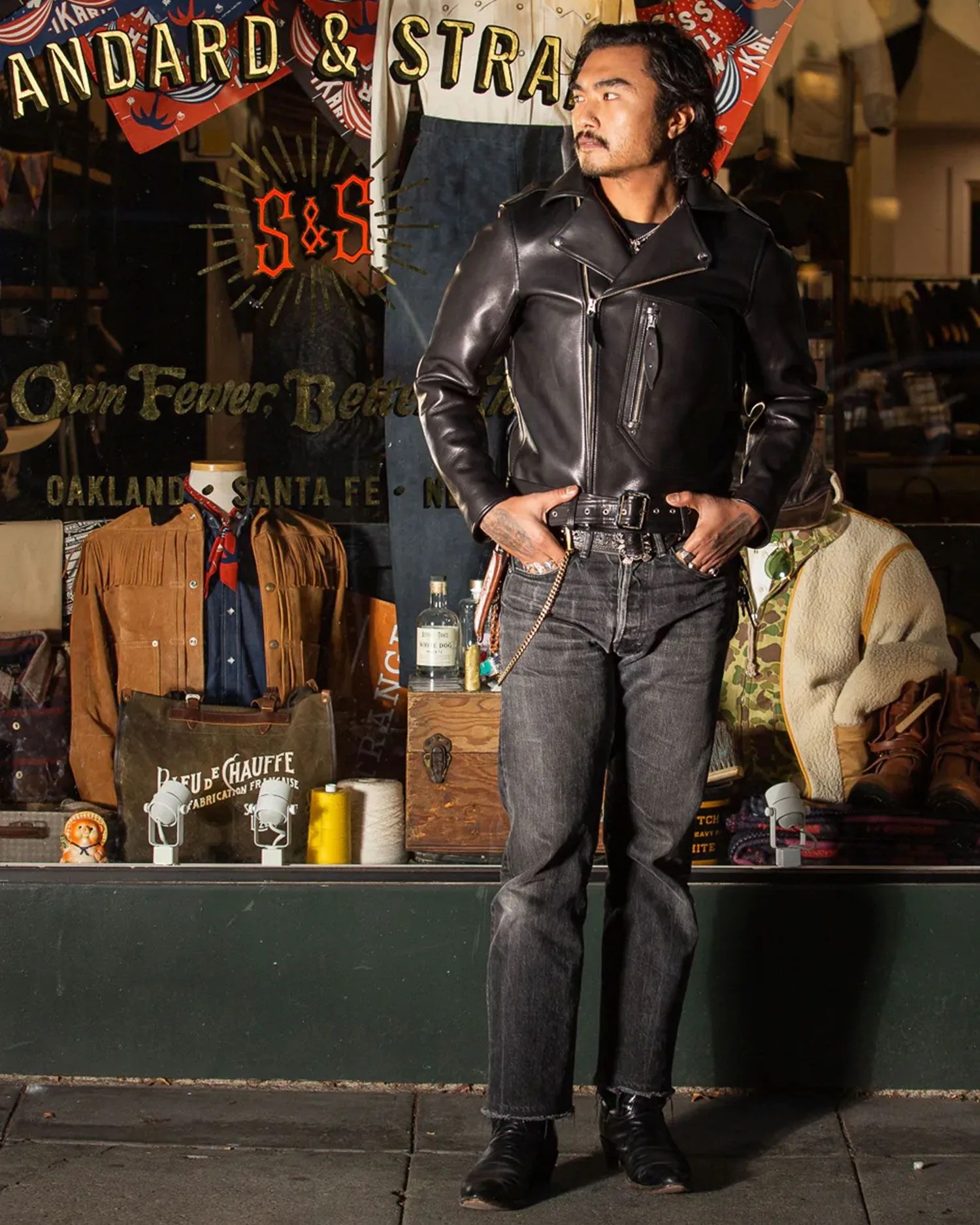 eco horse 1930’s double motorcyle jacket