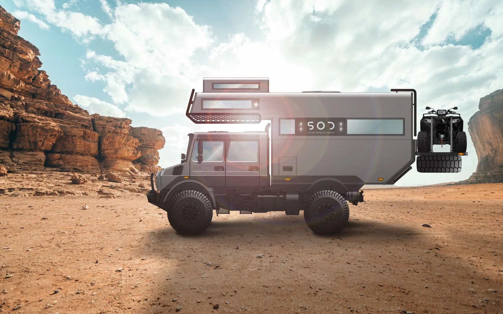 rise 4x4 unimog camper