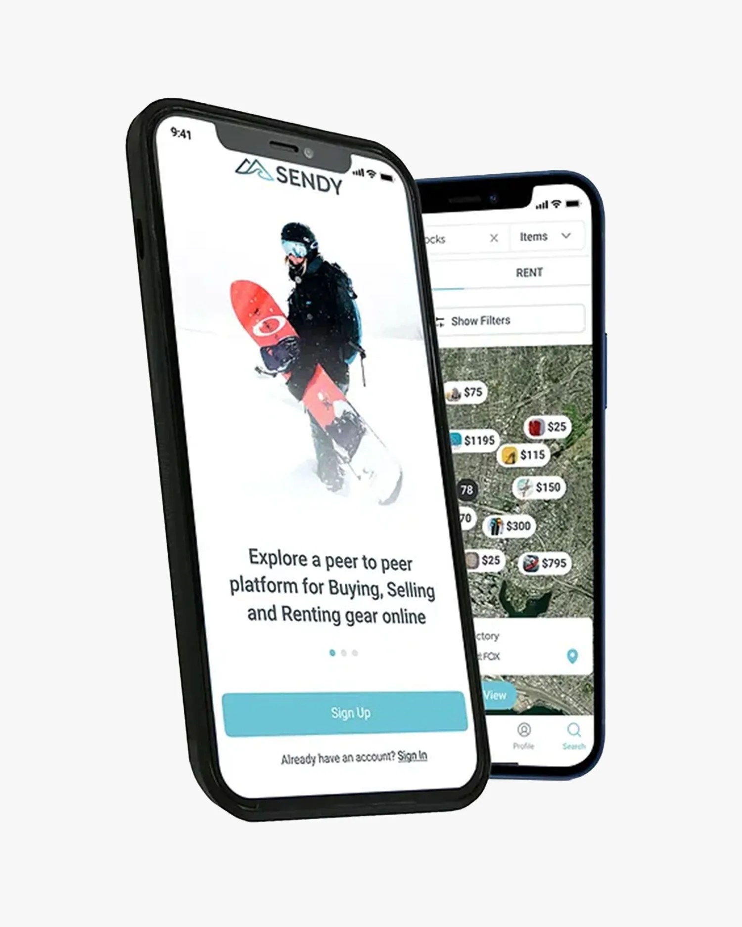 sendy app on phone