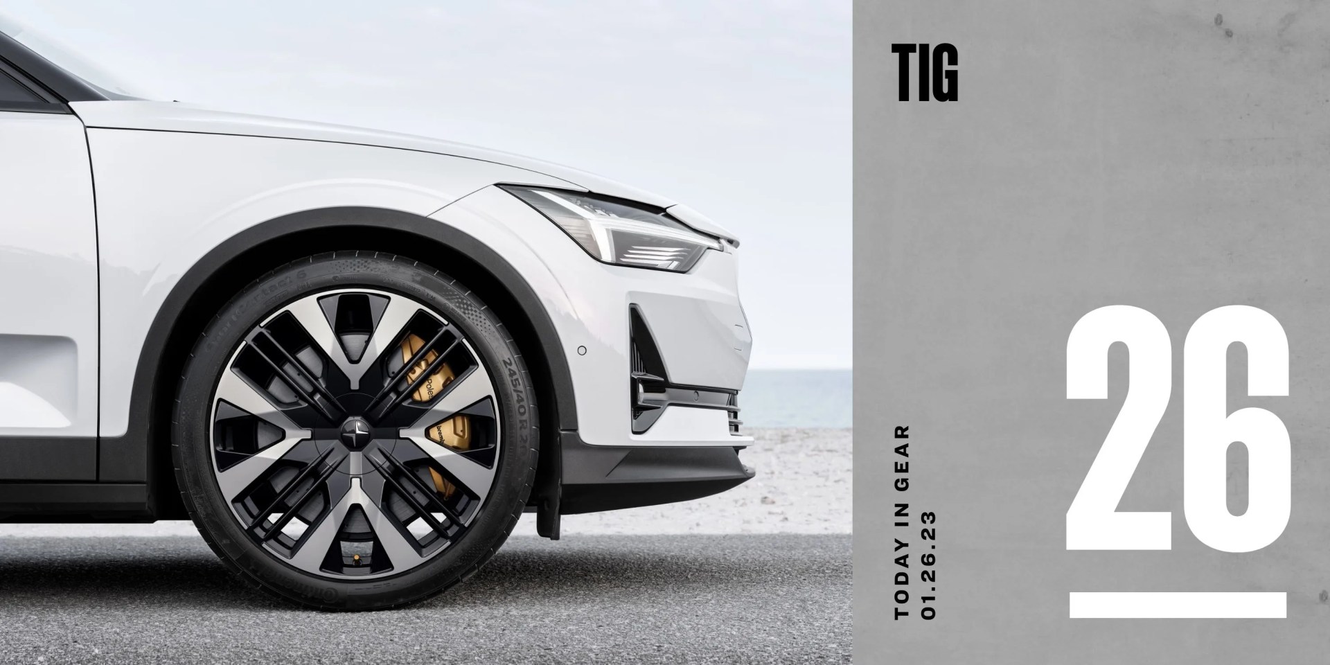 today in gear january 26 2023 2024 polestar 2 my24 car