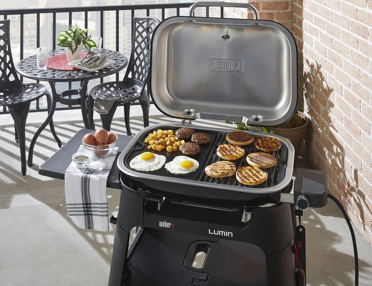weber lumin electric grill