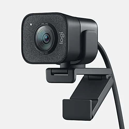 logitech for creators streamcam premium webcam for streaming and content creation, full hd 1080p 60 fps, premium glass lens, smart auto focus, for pcmac – graphite