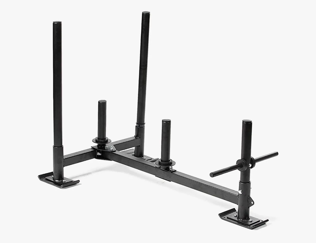 titan fitness hd weight sled low push pull heavy high training
