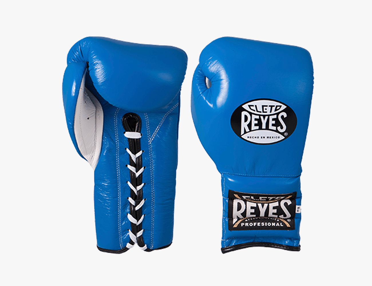 Cleto Reyes Traditional Training Gloves in blue with white and black accents
