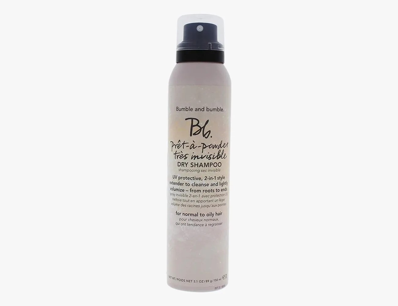a bottle of dry shampoo